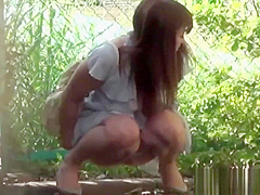 Watched asians urinate