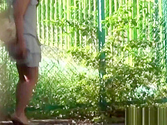 Watched asians urinate