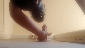 Wearing High Heels And Catsuit And Taking A Cock Down My Mouth And Pussy In Gloryhole