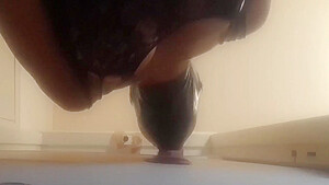 Wearing High Heels And Catsuit And Taking A Cock Down My Mouth And Pussy In Gloryhole