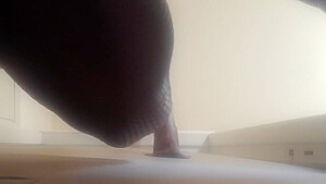 Wearing High Heels And Catsuit And Taking A Cock Down My Mouth And Pussy In Gloryhole
