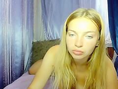 Webcam Masturbation Very Hot Blonde teen 18+ Cum Show On Webcam