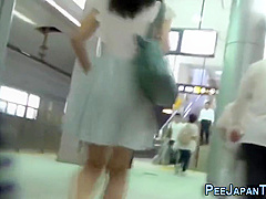 Weird Asian Filmed Peeing