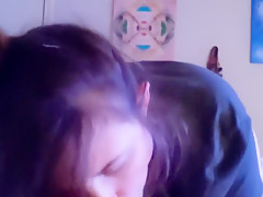 Wet sloppy blowjob