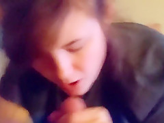 Wet sloppy blowjob