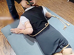 White Socks Tight Bondage