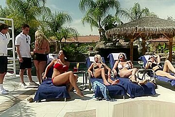 Wicked - Cougar Nikki Benz fucks a poolboy
