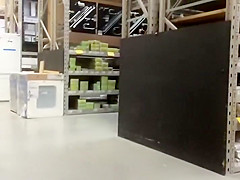 Wife shows a butt plug in public