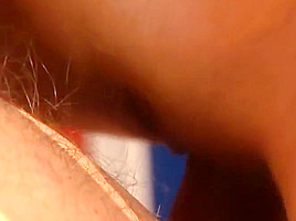 Wizened old man gets kinky brunette sucking his old dick with lust