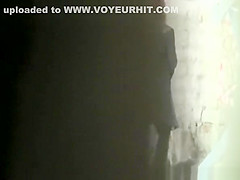 Woman pees
