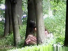 Women in ceremony clothes caught peeing