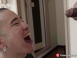 YOSHIKAWASAKIXXX - Asian Yoshi Kawasaki Ass Drilled After BJ