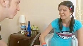 Young Anal Tryouts - Brunette gets here sweet, tight little ass pounded!