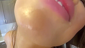 Young Asian Orgasms Hard/ Fruit cum