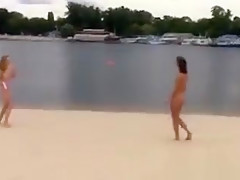 Young Nudists Having Fun