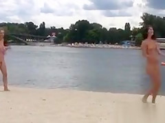 Young Nudists Having Fun