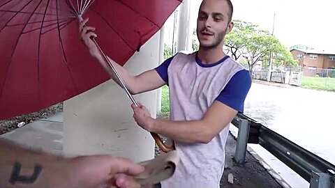 Young Straight Boy Paid By Gay Guy On Street Making Sex Movie POV