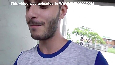 Young Straight Boy Paid By Gay Guy On Street Making Sex Movie POV