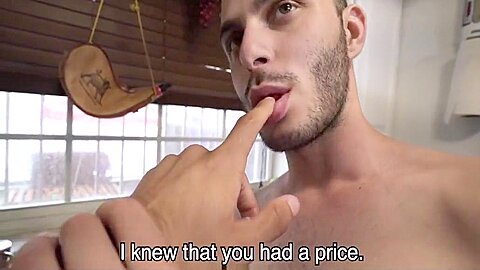 Young Straight Boy Paid By Gay Guy On Street Making Sex Movie POV
