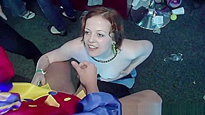 Young local girls in party hardcore action