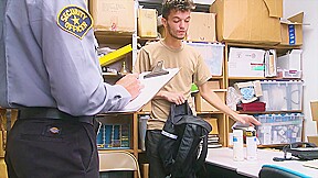 YoungPerps - Latin Guy Used By Security Guard