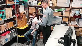 YoungPerps - Straight boy tricked into getting fucked by mall cop