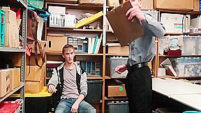 YoungPerps - Straight boy tricked into getting fucked by mall cop