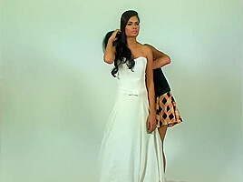 Ziva Galore In Wedding Dress