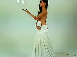 Ziva Galore In Wedding Dress