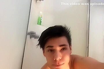 [abx][3][076] - Masturbating My Big Cock Whilst I Shower Myself Clean