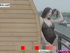 asian hot babe solo video