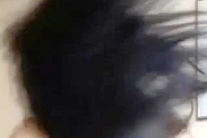 asian lady-boy Show On daybed