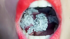 asian mouth closeup