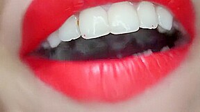asian mouth closeup