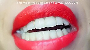 asian mouth closeup