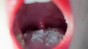 asian mouth closeup