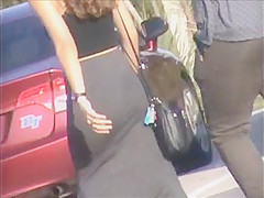 ass in dress, slow motion