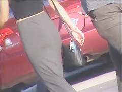 ass in dress, slow motion