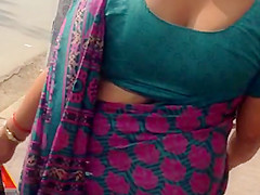 big ass sexy nepali aunty ass walk in saree