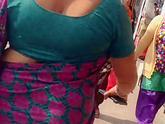 big ass sexy nepali aunty ass walk in saree
