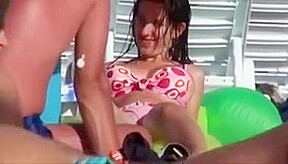 big boobs beach
