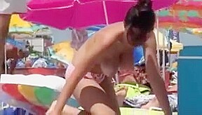 big boobs beach
