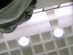 black panties on black milf coworker shopping