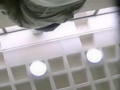 black panties on black milf coworker shopping