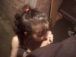 busty brunette fucked in the basement