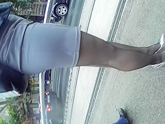 candid legs in public