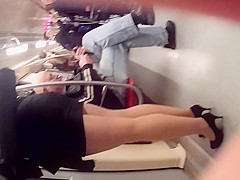 candid legs in public