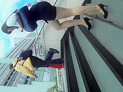 candid legs in public