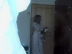 catches a naked girl