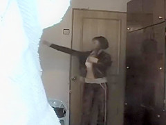 catches a naked girl